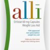 alli Weight Loss Diet Pills, Orlistat 60 mg Capsules, Non Prescription Weight Loss Aid, 120 Count Refill Pack