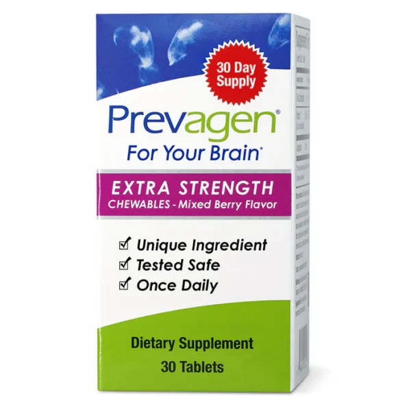 Prevagen Improves Memory - Extra Strength 20mg, 30-60-90 Chewables (Mixed Berry)