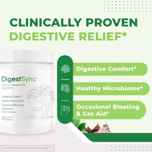 DigestSync Natural Powder, 1-Month Supply, Gut Health and Digestive Support for Men & Women - Image 3