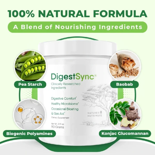 DigestSync Natural Powder, 1-Month Supply, Gut Health and Digestive Support for Men & Women - Image 5