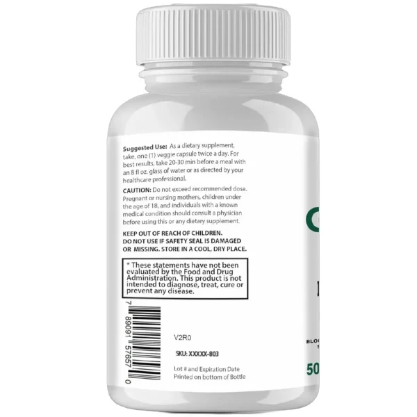 Gluco6 Advanced Formula, 1 Pack, 30-Day Supply, Supports Blood Sugar Levels - Image 3