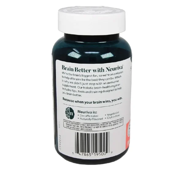 NEURIVA Brain Gummies, Caffeine-Free, Memory & Focus Support, Phosphatidylserine, Neurofactor - Image 4