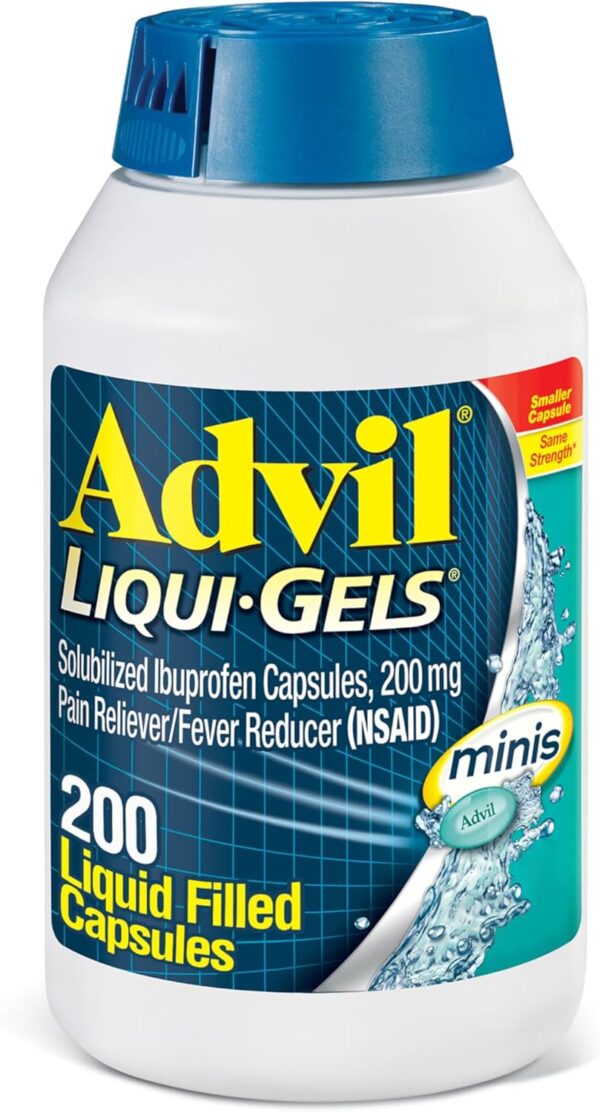 Advil Liquid-Gels – 200 mg, 200 Mini Liquid-Caps