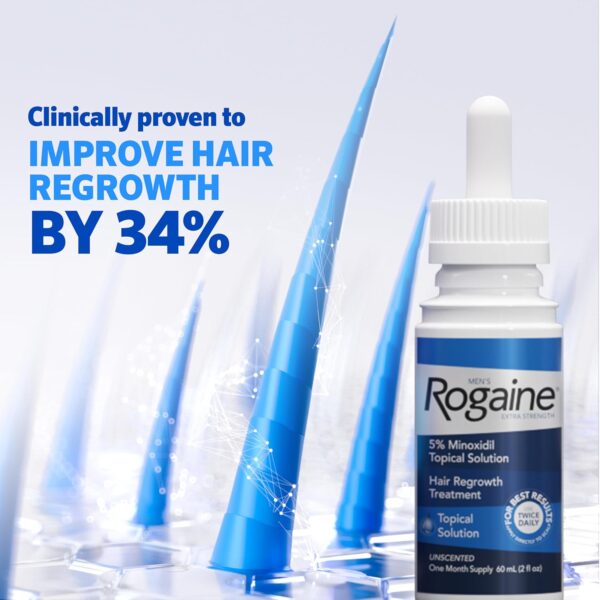 Men’s Extra Strength Hair Regrowth Treatment – 3-Month Supply - Image 2