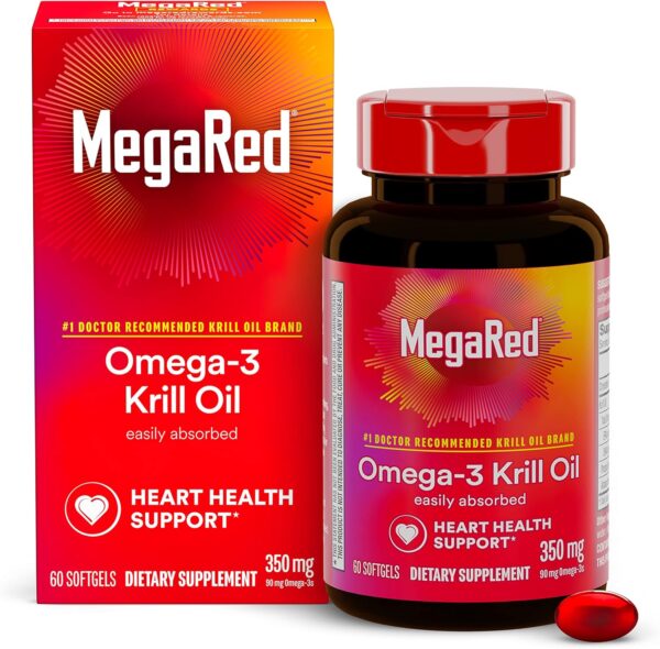 MegaRed Omega-3 Krill Oil – 60 Softgels