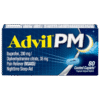 Advil PM Pain Relief with Ibuprofen 200mg – 80 Coated Caplets
