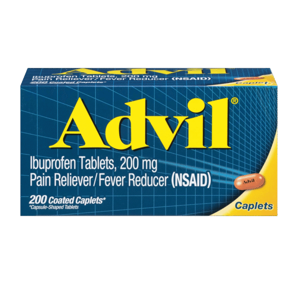 Advil Ibuprofen 200mg – 200 Coated Caplets