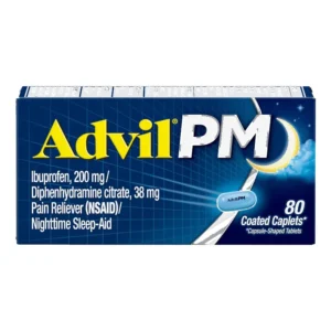 advil pm pain relief 200mg 80 caplets main photo