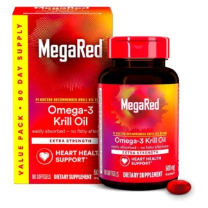 MegaRed Extra Strength Omega-3 Krill Oil 80 Softgels main photo