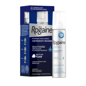 Mens Rogaine 5 Percent Minoxidil Foam 1 Month Hair Regrowth main photo