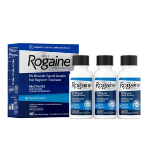 Rogaine mens extra strength hair regrowth treatment 3 month supply main photo