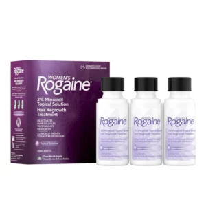 Womens rogaine 2 minoxidil hair regrowth treatment 3 month supply main photo