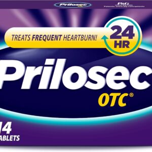 Prilosec OTC 20mg Tablets – 14 Count, 24-Hour Heartburn Relief