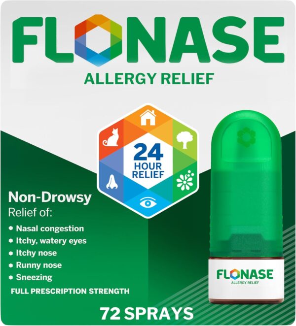 FLONASE Nasal Spray 72 Count – 24-Hour Allergy Relief