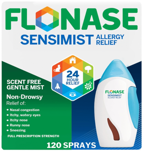 FLONASE Sensimist 120 Spray Count – Fast-Acting Allergy Relief