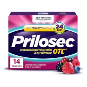 Prilosec OTC Wildberry 20mg 14 Tablets main photo