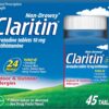 CLARITIN 10 mg 45 Tablets – 24-Hour Seasonal Allergy Symptom Relief