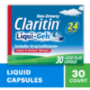 Claritin Liqui-Gels 30 Capsules – 24-Hour Seasonal Allergy Symptom Relief