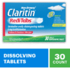 Claritin RediTabs 30ct – Fast-Melting, Non-Drowsy Allergy Relief Tablets – 12-Hour Seasonal Allergy Relief