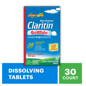 Claritin RediTabs Junior 30 Count – Children’s Non-Drowsy Allergy Relief Tablets