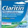Claritin Chewables Cool Mint 24ct – 24-Hour Relief