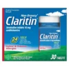 CLARITIN 10 mg 30 Tablets – 24-Hour Seasonal Allergy Symptom Relief