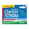 Claritin Liqui-Gels 60 Capsules – 24-Hour Seasonal Allergy Symptom Relief