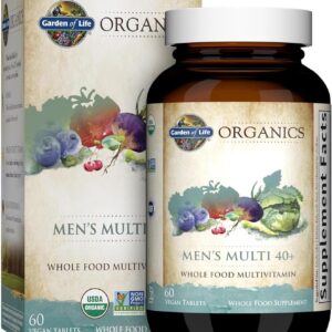 Garden of Life Mykind Organics Mens 40 Plus Multi, 60 Count