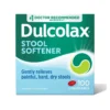 Dulcolax Stool Softener Gentle Relief Liquid Gels, 100 Count