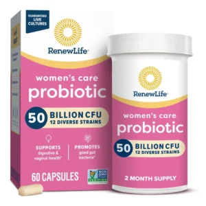 Renew Life ultimate flora probiotic 50 billion womens vaginal 60 vegan capsules main photo