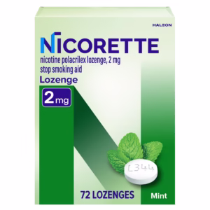 Nicorette Nicotine Lozenge Mint 2mg, 72 Count