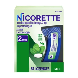 Nicorette nicotine lozenge 2mg 81 count main photo