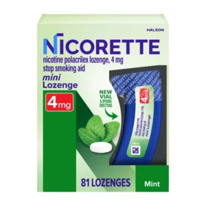 Nicorette nicotine lozenge 4mg 81 count main photo