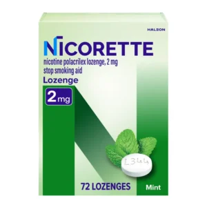 Nicorette nicotine lozenge mint 2mg 72 count main photo