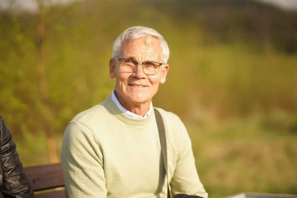 Prostadine – Natural Prostate Health Drops | Reviews & Buy 4 Healthy older man smiling outdoors on a sunny day