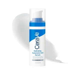 cerave hydrating hyaluronic acid serum with vitamin b5 and ceramides 1 fl oz face serum for dry skin main photo