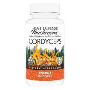 host defense turkey tail mushroom capsules 60 count for gut microbiome and immune support main photo